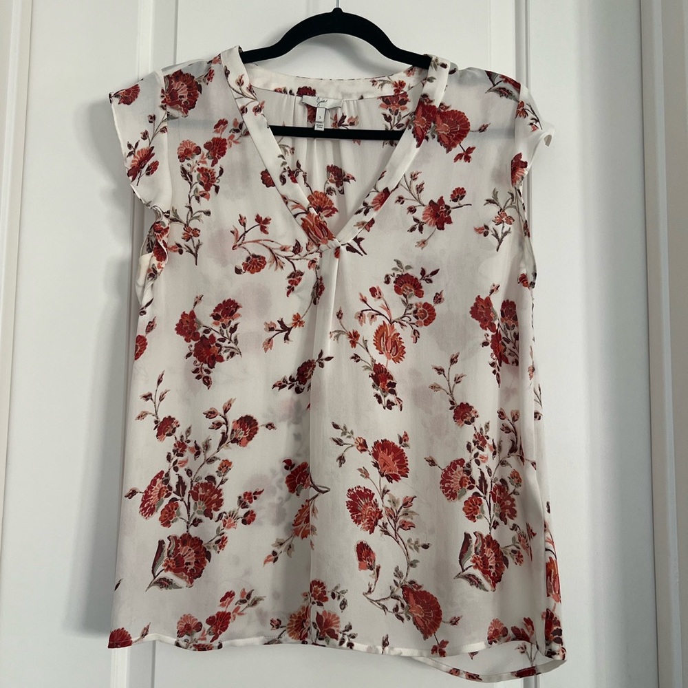 Joie Jentri tank in porcelain - 100% silk